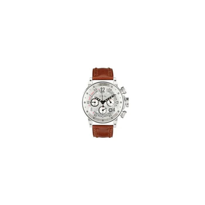 Montre BRM V12 automatique inox cadran bouchonné aiguilles noires 44 mm
