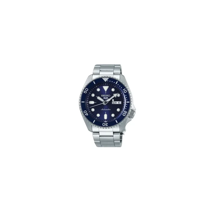 Montre Seiko 5 Sports automatique cadran bleu bracelet acier 42,5 mm