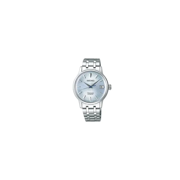 Montre Seiko Presage automatique cadran bleu bracelet acier 33,8 mm