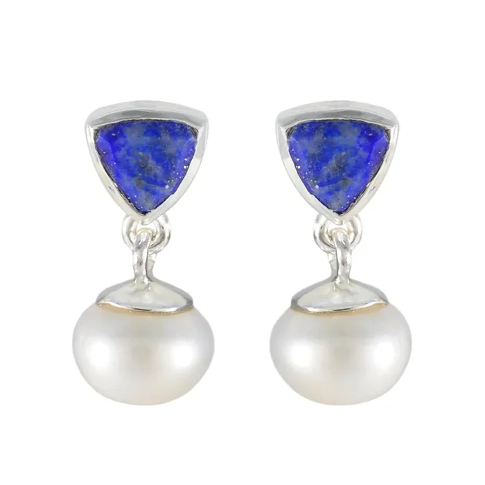 Multi American Lourdes multiple Stud multicolor 925 Silver Earring