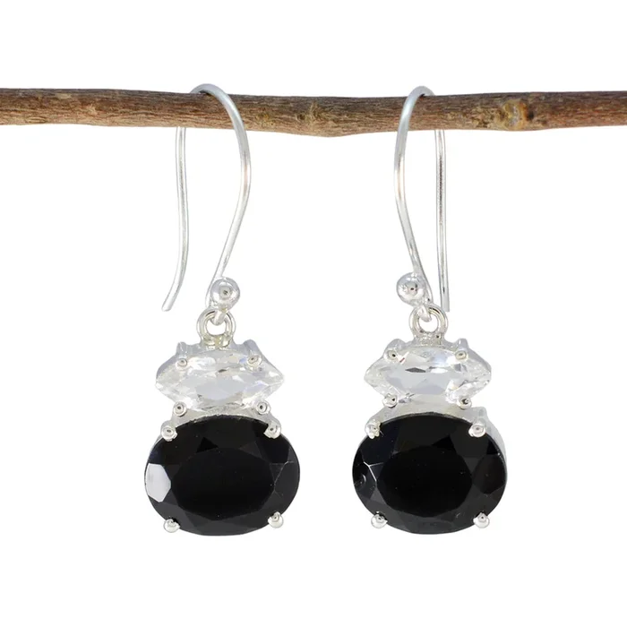 Multi German Jia multiple Dangle multicolor Sterling Silver Earring