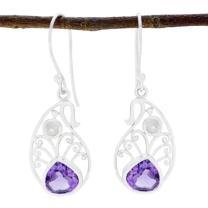 Multi Middle Eastern Claire multiple Dangle multicolor 925 Silver Earring