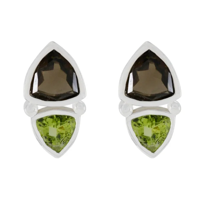 Multi Middle Eastern Sara Toi et Moi Stud multicolor Silver Earring