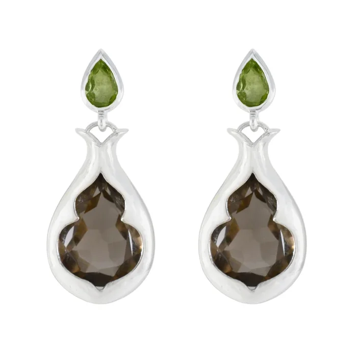 Multi Moroccan Ida Toi et Moi Stud multicolor 925 Sterling Silver Earring