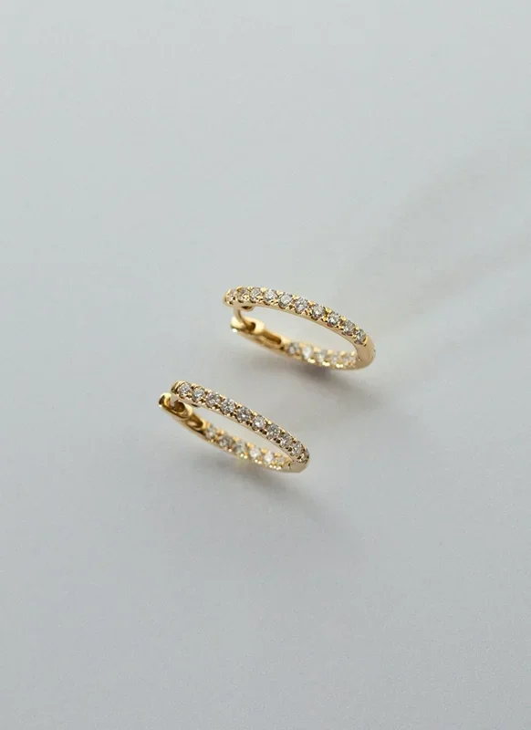 Nala diamanten oorbellen 14k goud