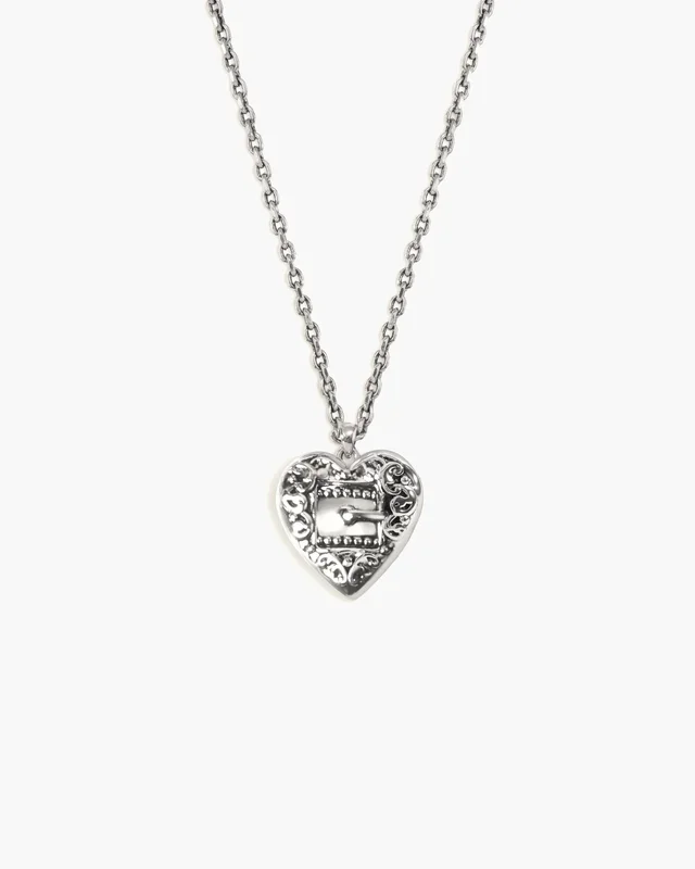 Naszyjnik Belted Heart w srebrze