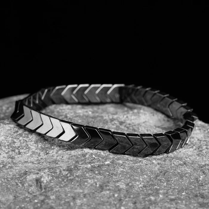 Natural stone Beads lava stone Tiger eye Golden & silver Hematite wrap Men’s bracelets bangles Charms Fashion Couple bracelets