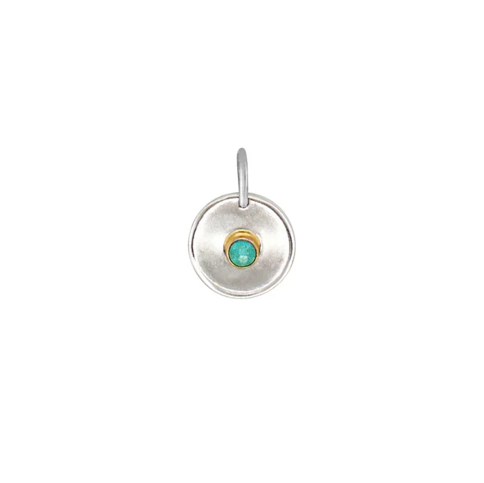 Natural Talent Birthstone Charm Pendant – December/ Turquoise