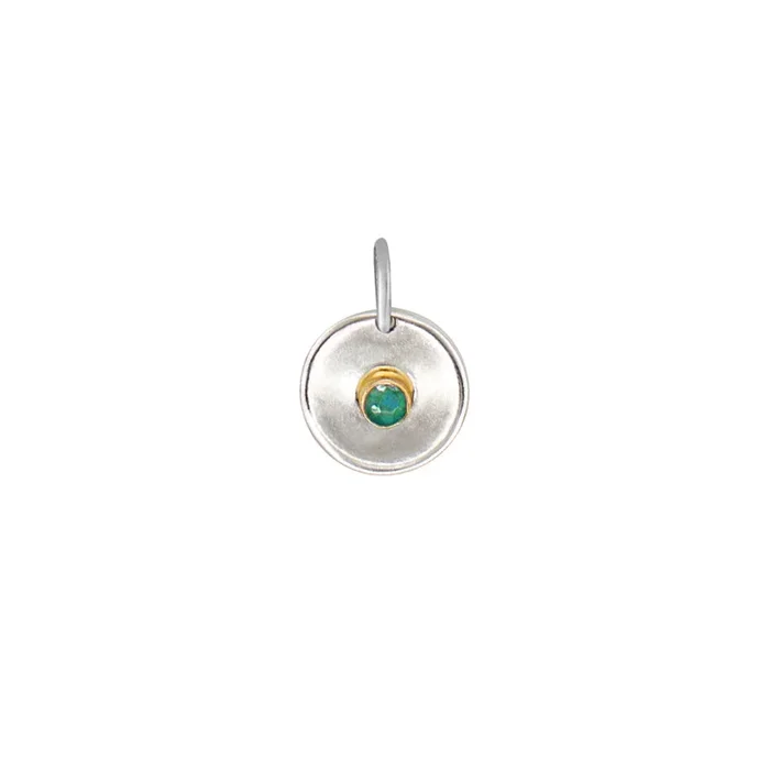 Natural Talent Birthstone Charm Pendant – May/ Emerald