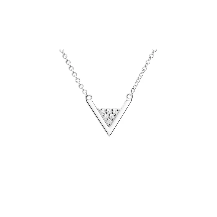 Necklace LP Jade white gold diamond JADE06081G – Lepage