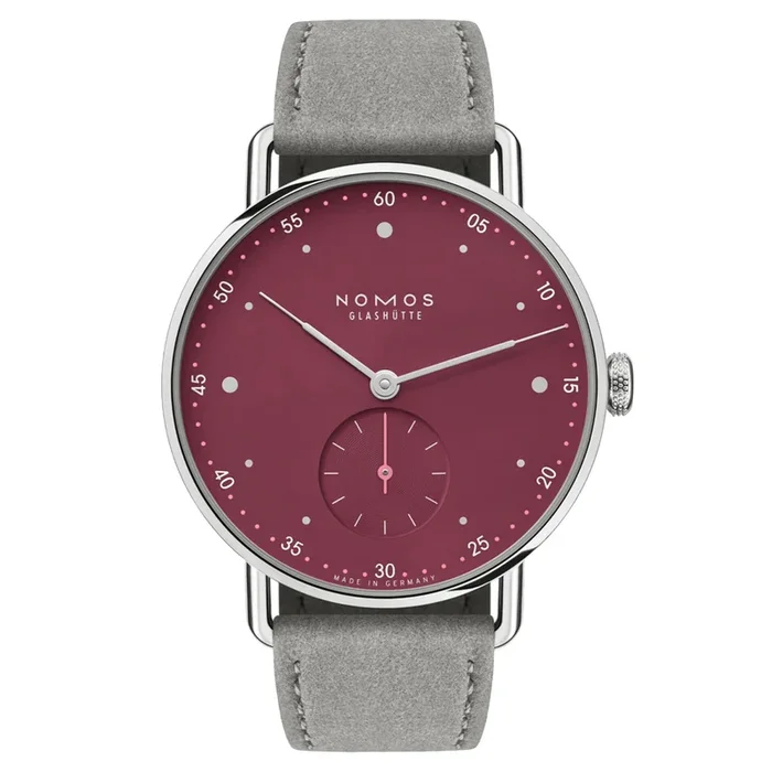 Nomos Metro Muted Red mechanical watch 33 mm 1123.SB – Lepage