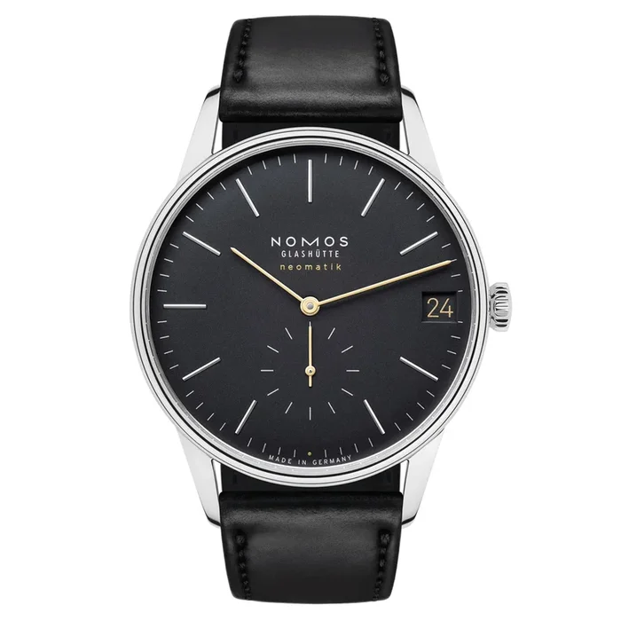 Nomos Orion Neomatik Date New Black Auto 41 mm Watch 366 – Lepage