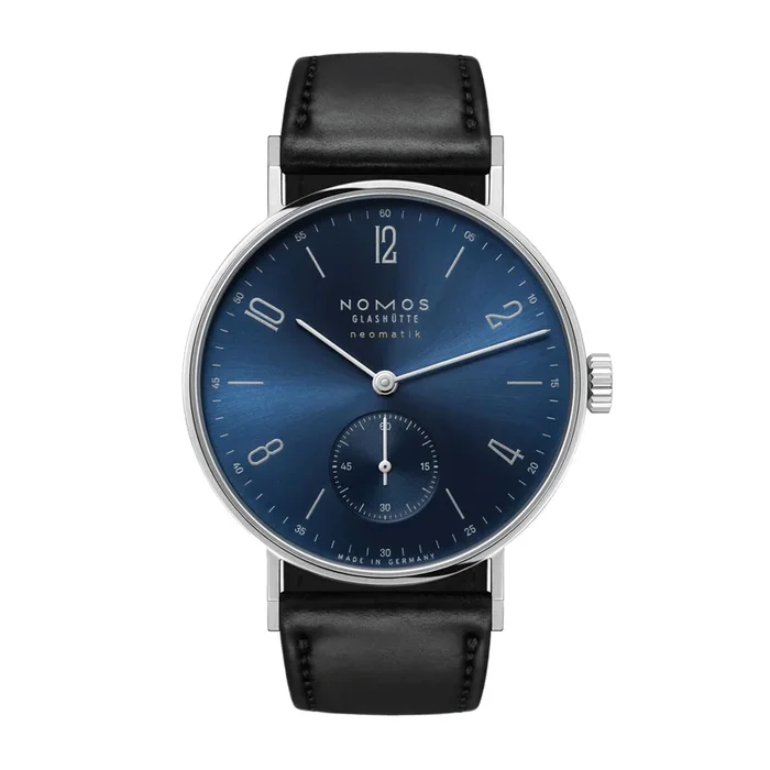 Nomos Tangente Neomatik Blue Gold automatic 35 mm Watch 191 | Lepage