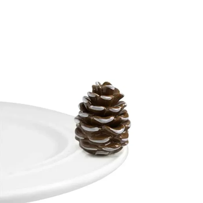 Nora Fleming Pretty Pinecone Mini **RETIRED**