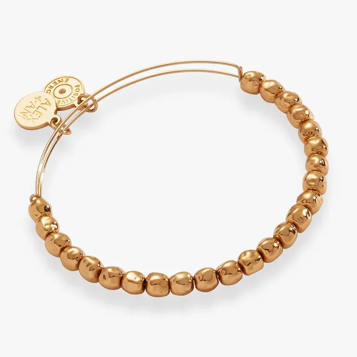 Nugget Beaded Bangle Accent