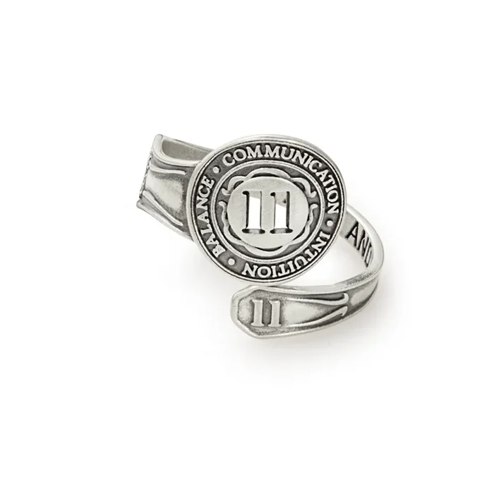 Number 11 Spoon Ring | Compassion, Communication and Intuition