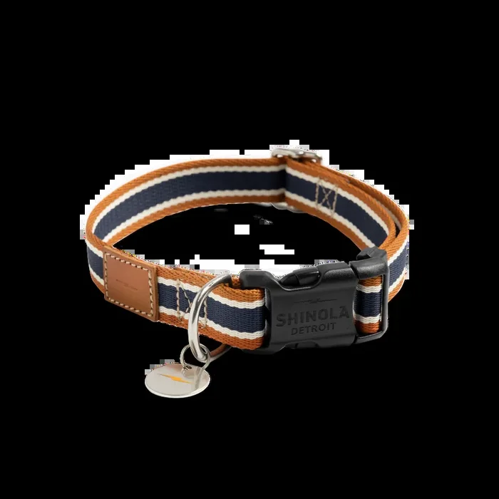 Nylon Dog Collar – Brand Stripe