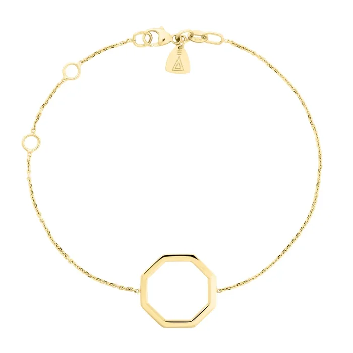 Octo bracelet in yellow gold | LEPAGE
