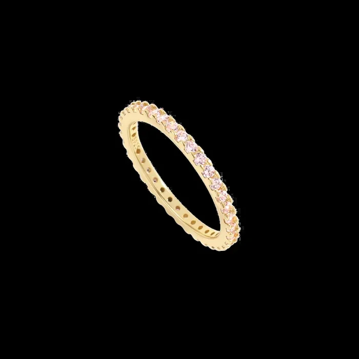 October Birthstone Eternity Stacking Ring