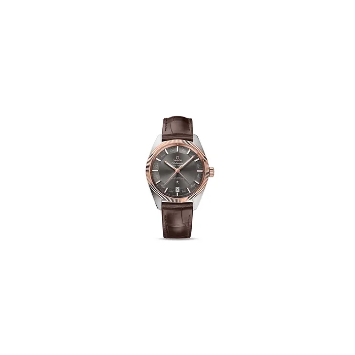 Omega Globemaster Master Co-Axial calendrier annuel cuir marron 41 mm
