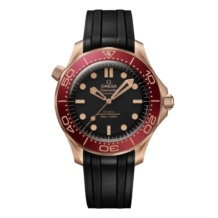 Omega Seamaster Diver 300m Bronze Gold & Burgundy 210.92.42.20.01.003 – Lepage