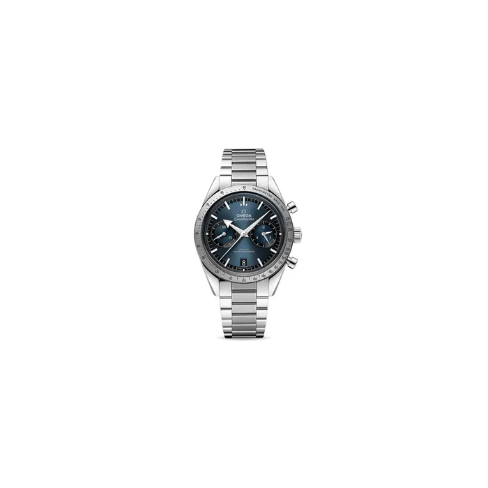 Omega Speedmaster ’57 watch blue dial steel bracelet – Lepage