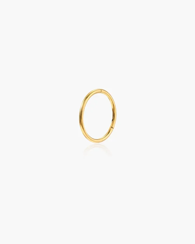 Orecchino Singolo Mini Cerchio Helix in Oro