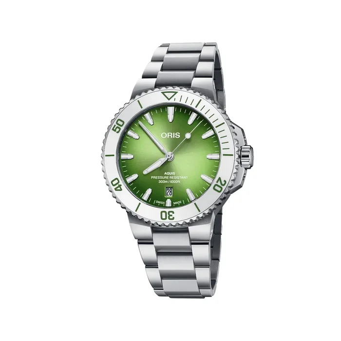 Oris Aquis Date “Taste of Summer” green dial – Lepage