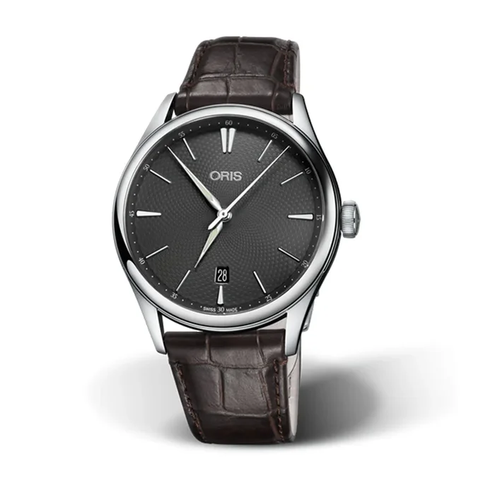 Oris Artelier Date grey dial 01 733 7721 4053-07 5 21 65FC – Lepage