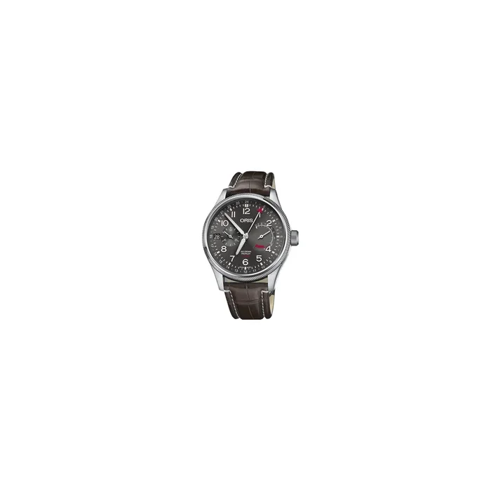 Oris Aviation Big Crown Propilot Caliber 114 watch brown leather strap 44 mm