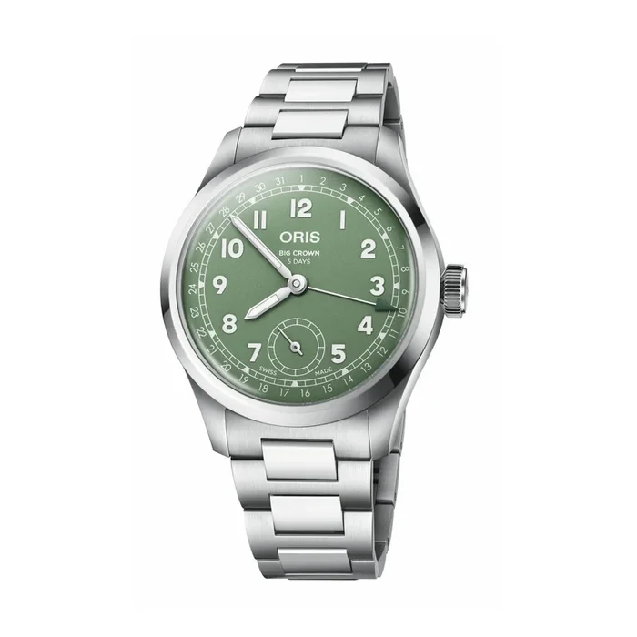 Oris Big Crown Pointer Date Calibre 403 Green 40 mm Steel | Lepage