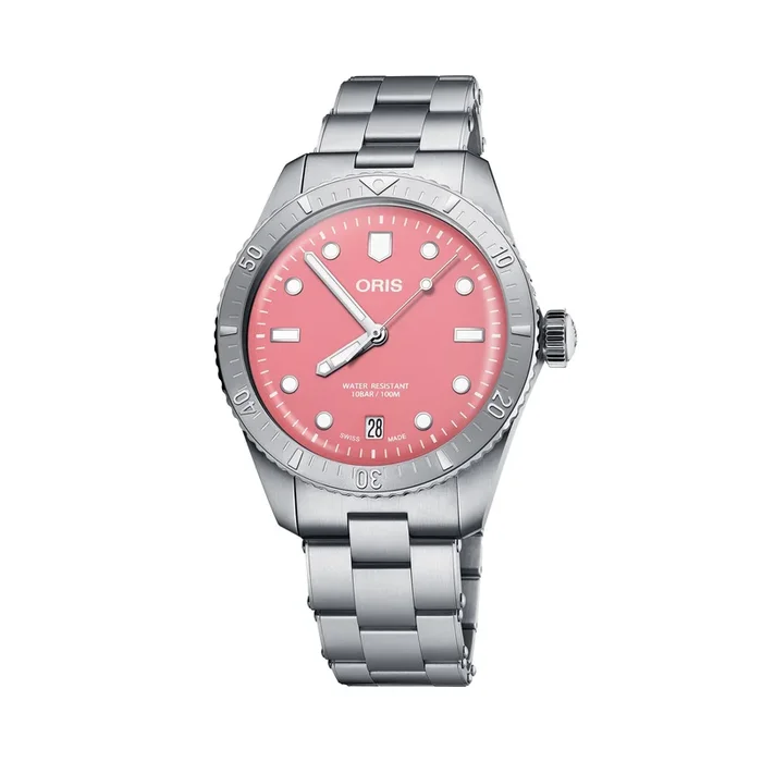 Oris Divers Sixty-Five Cotton Candy Pink 01 733 7771 4058-07 8 19 18 – Lepage