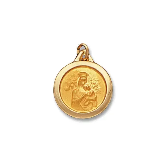 Our Lady of Perpetual Help 14K Rimmed – Hollow