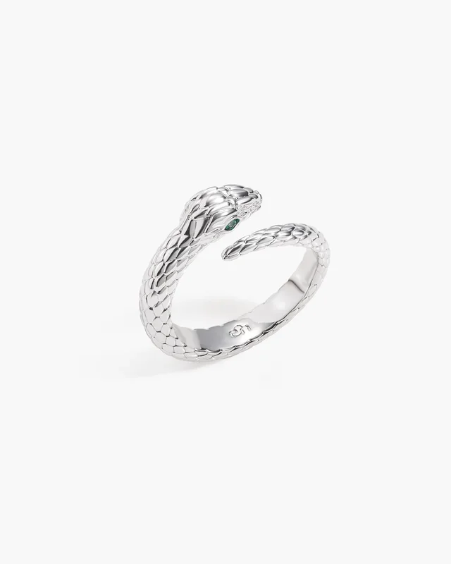 Ouro Ring in Silber