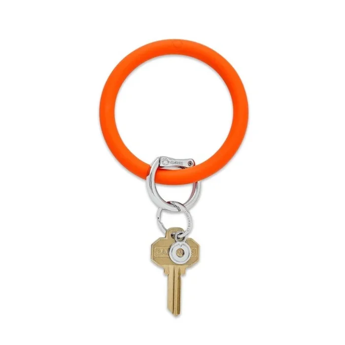 Oventure Silicone Big O Key Ring-Orange Crush