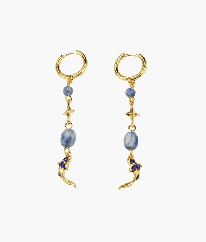 Pendientes de pez koi