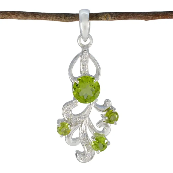 Peridot Edgy Australian 925 Silver multiple Dayana Romantic Green Pendant Jewelry