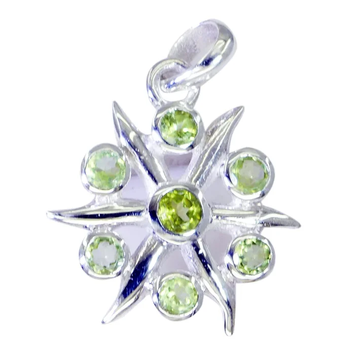 Peridot Tiny Turkish 925 Silver multiple María Sophisticated Green Pendant Jewelry