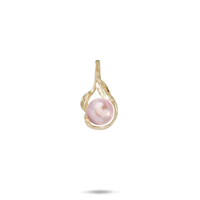 Pick A Pearl Maile Pendant in Gold – 21mm