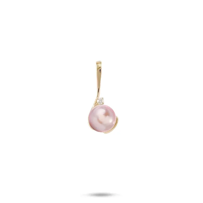 Pick A Pearl Pendant in Gold in Diamond