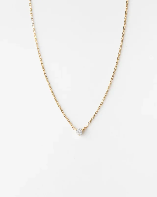 Polaris Diamond Solitaire Necklace