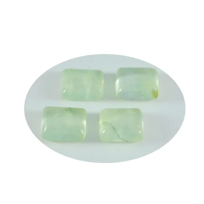 Prehnite 1PC Large 10×12 MM Emerald Cabochon Green Natural semi Precious Semi Precious Gemstone