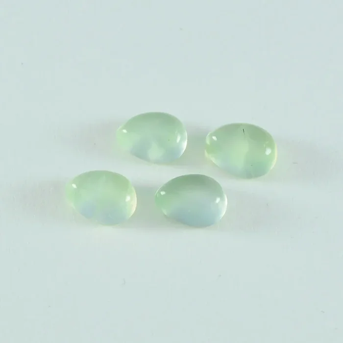 Prehnite 1PC Large 8×12 MM Pear Cabochon Green Luster semi Precious Precious Gemstone