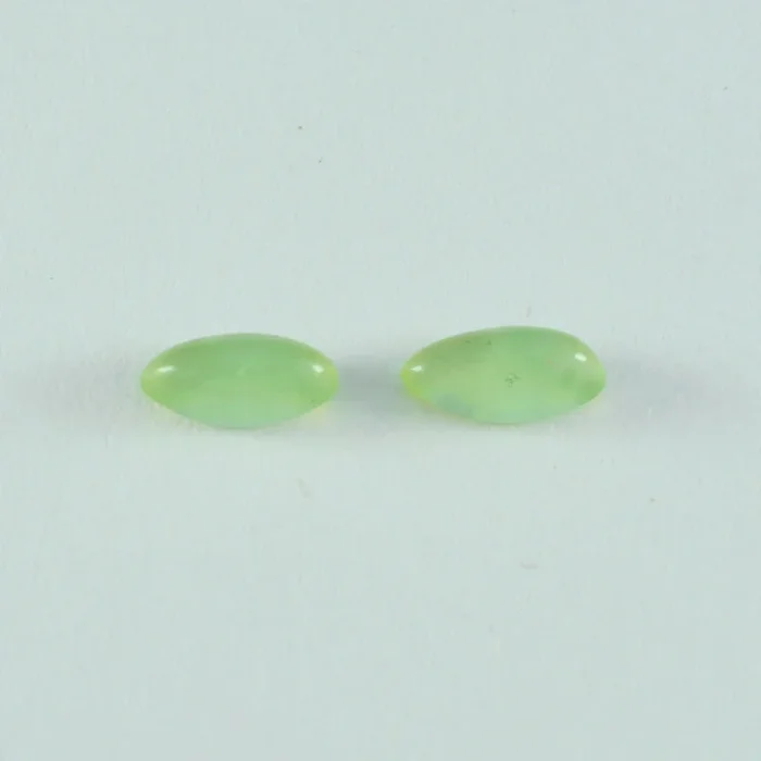 Prehnite 1PC Large 8×16 MM Marquise Cabochon Green Superior semi Precious Gems