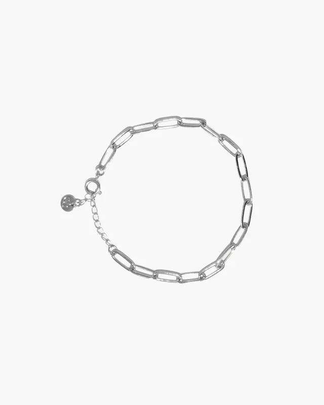 Pulsera de cadena en plata Gia