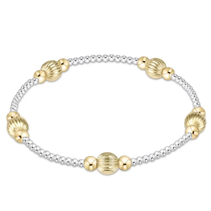 purpose dignity 6mm bead bracelet – mixed metal