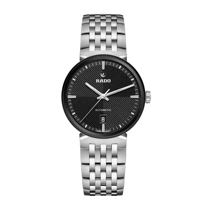 Rado Florence Classic Diamonds quartz watch black dial steel bracelet 39 mm R48903153 – Lepage