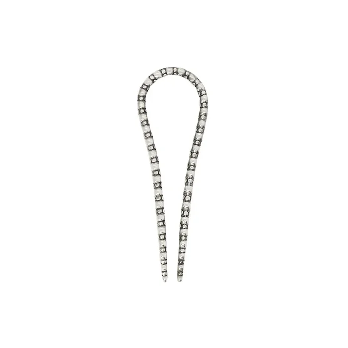Railroad Hair Pin in Silver – Small