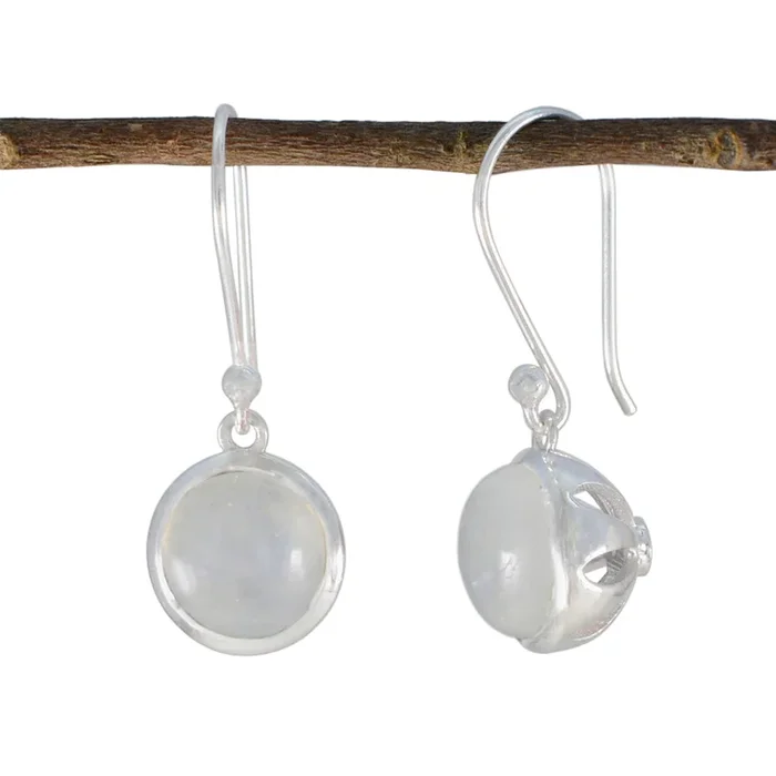 Rainbow Moonstone Latin American Claire multiple Dangle White 925 Sterling Silver Earring