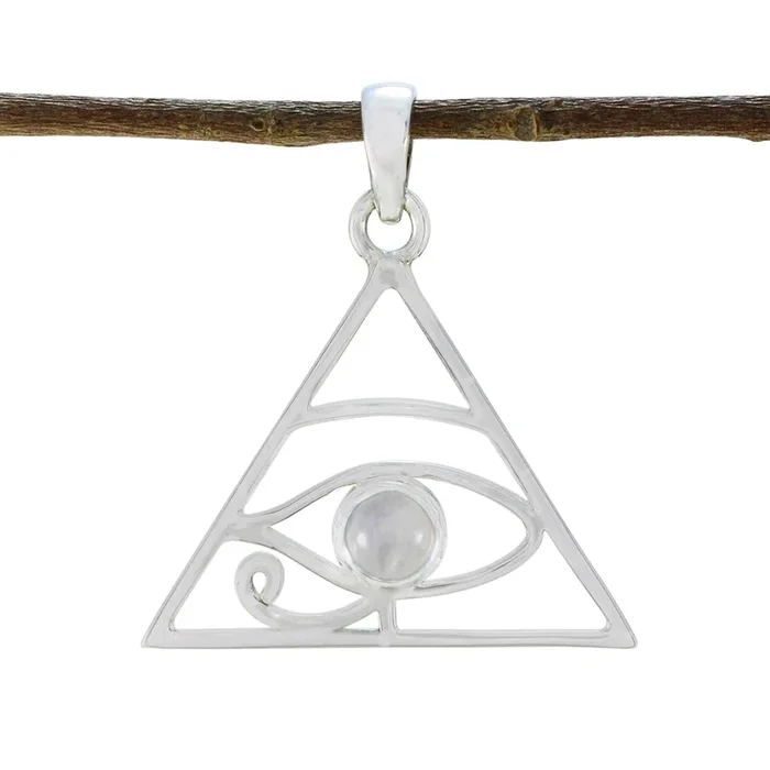 Rainbow Moonstone Whisper-thin Spanish 925 Silver Solitaire Ivana Rope-Wire White Pendant Jewelry